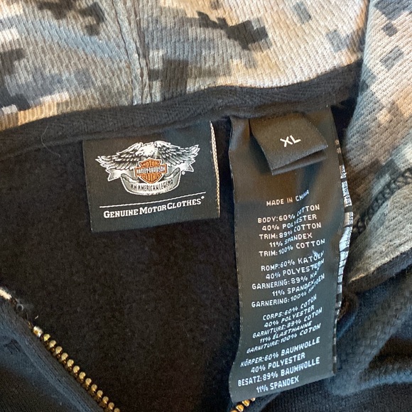 Harley Davison Zip hoodie - Picture 3 of 5